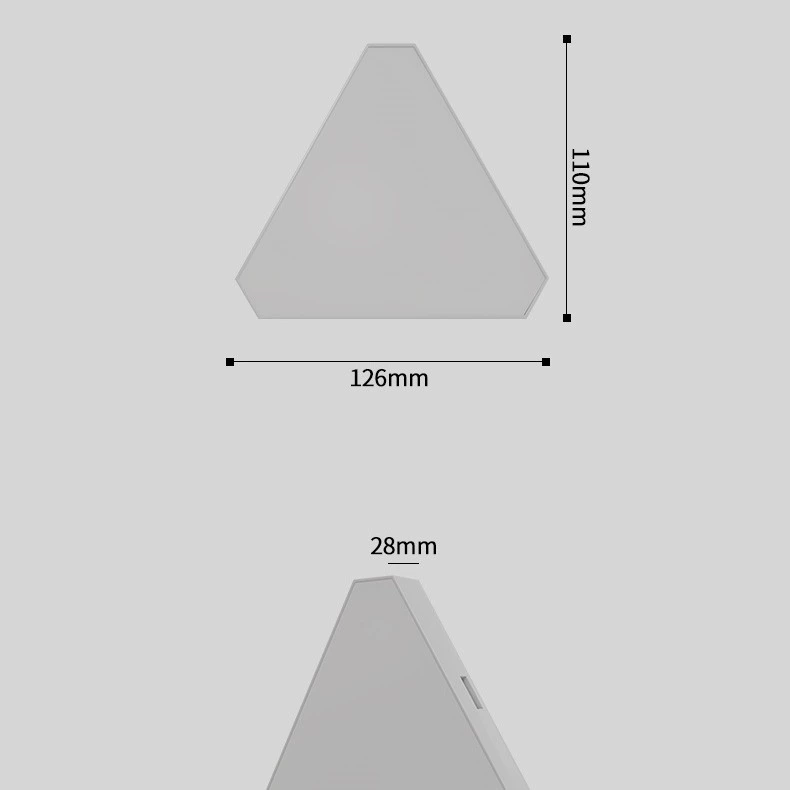 Smart quantum lamp, triangle lights, sconce, night light