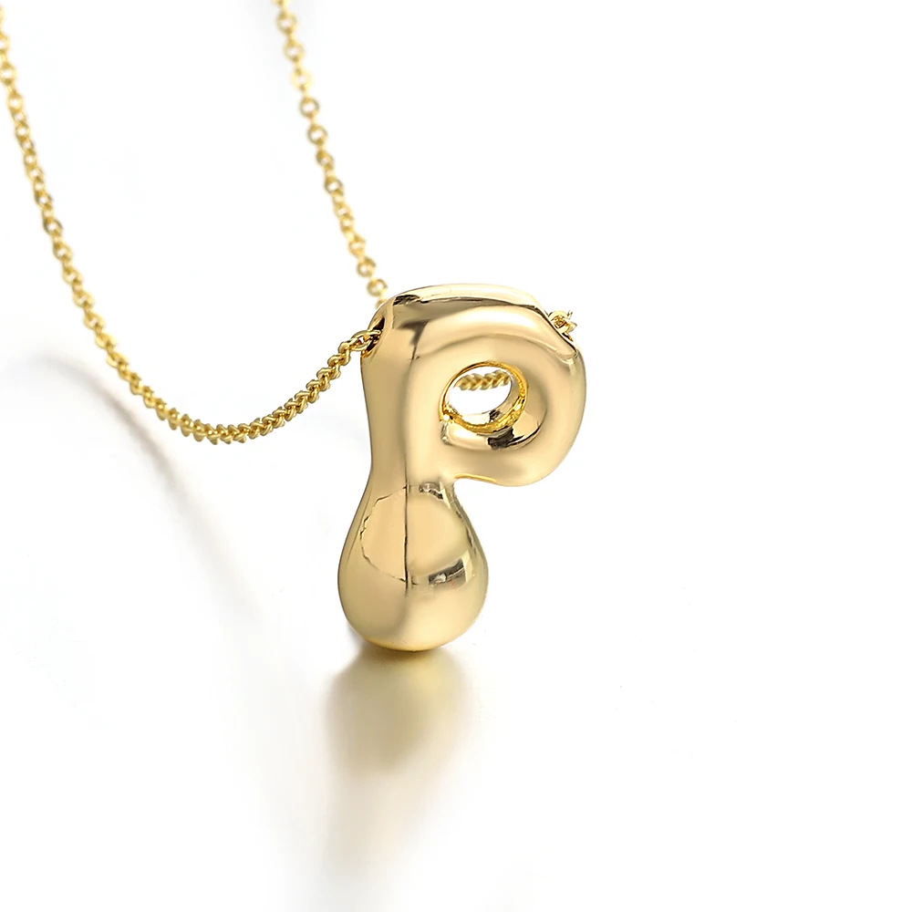 13g Weight Lobster Trigger Clasp Closure Clasp Closure Type Copper Pendant Material Pendant Necklace Classification Copper Chain Material cable chain Chain Type 1 Piece Quantity Casual, Daily Occasion Copper Material Letter Pattern All Seasons Season Unisex Gender Plating Design Elegant, Simple Style Style Wholesale Jewelry Elegant Simple Style Letter Copper Plating Cable Chain Pendant Necklace 28