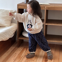 女童秋冬新品儿童服装2025新款宝宝衣服韩版童装加绒加厚批发定制