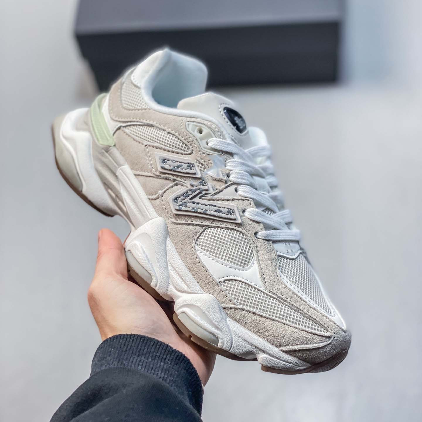 Transfronterizo puro original NB9060 zapatos casuales de casco pareja de zapatos de viaje altos zapatos deportivos para hombres