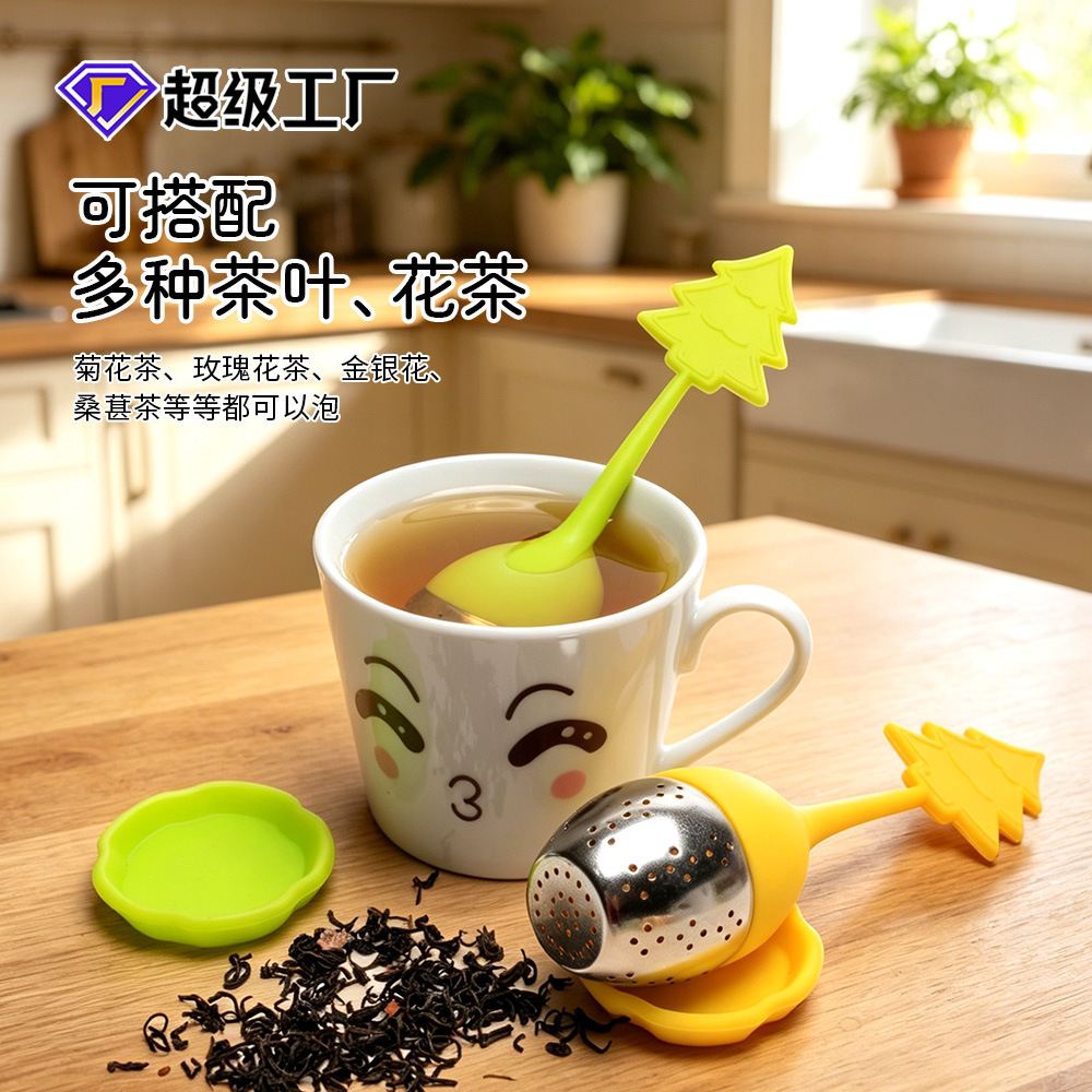 Infusor de Té de Acero Inoxidable 304 y Silicona