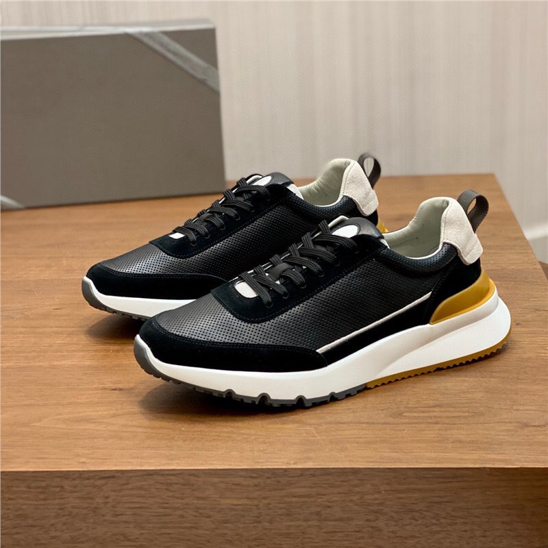 European Station 2025 New Men's Shoes Trendy Fashion Casual Shoes High-End Men's Sports Shoes European Goods Light Luxury Low-Top Shoes