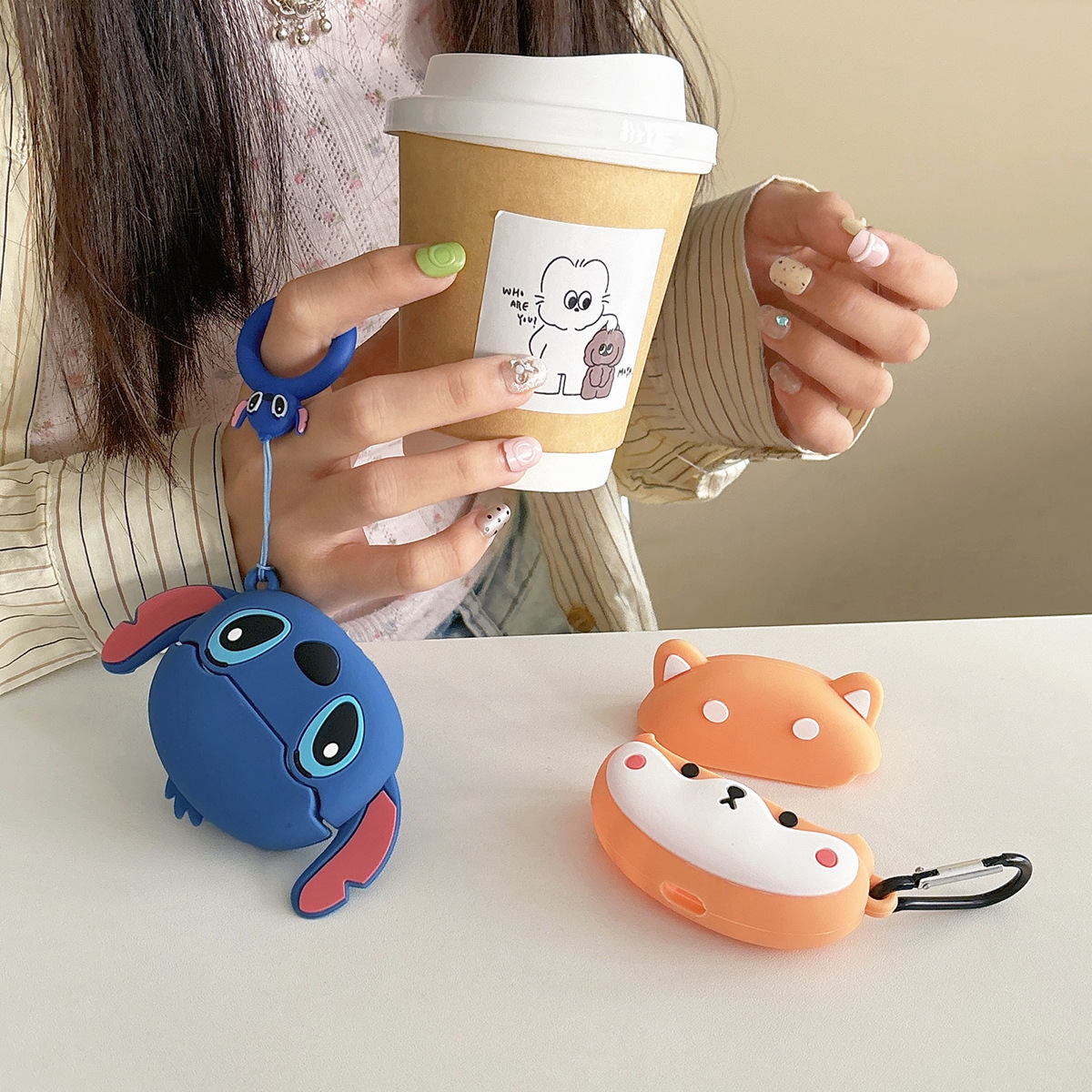 Shark Shiba Dog Stevie para auriculares Samsung buds3 / buda3pro Bluetooth estuche de silicona caja de auriculares