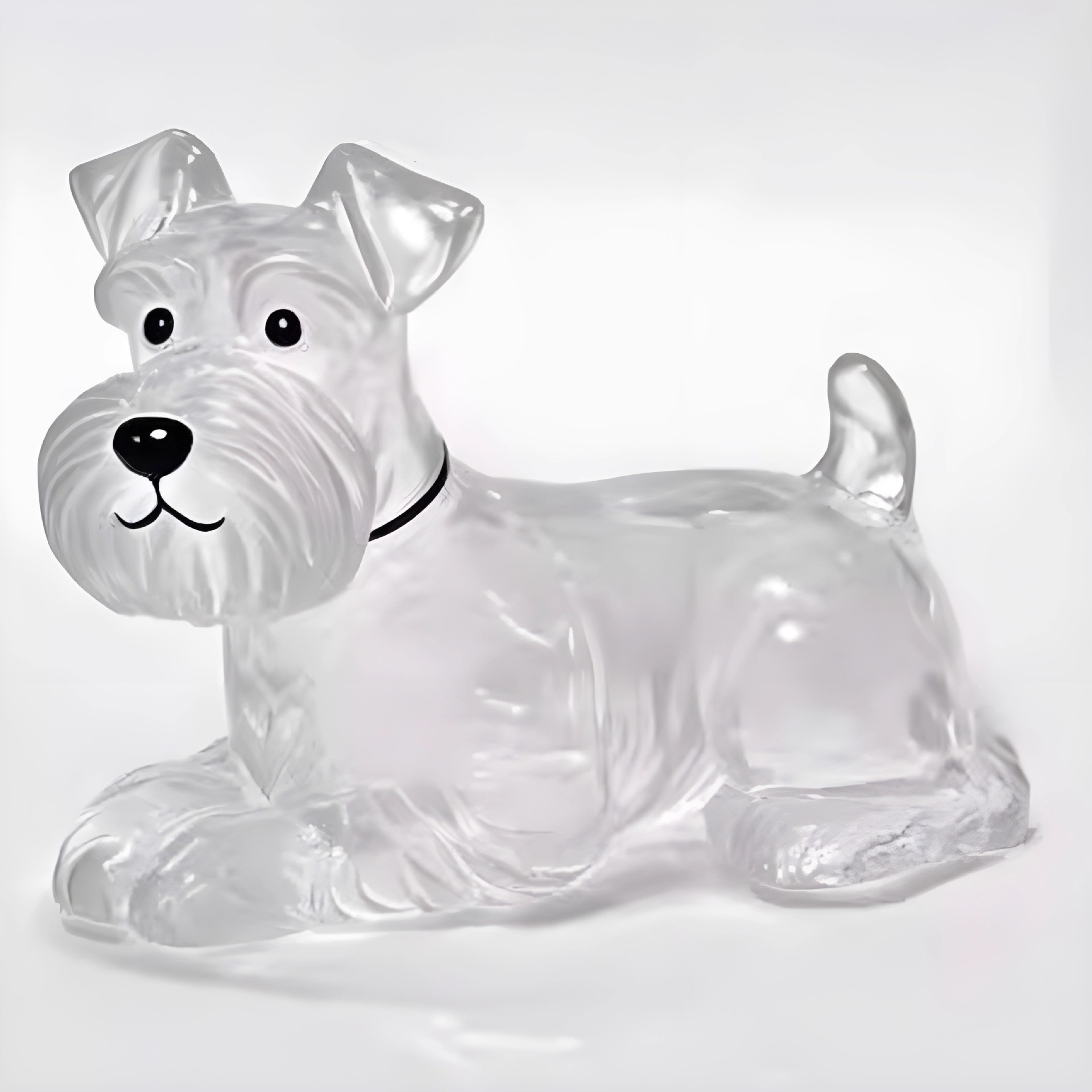 Caja de almacenamiento para perros y gatos colgantes de pelo transparente colección de almacenamiento cápsula bolsa colgantes de llaver