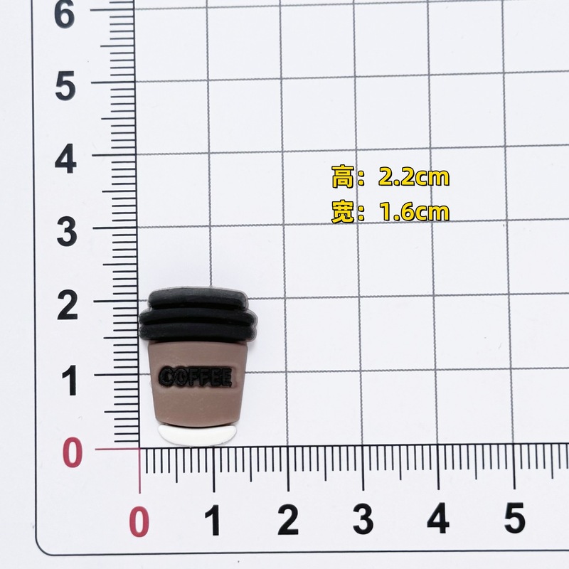 pvc软胶硅胶大号煤球DIY小配件洞洞鞋拖鞋扣水杯手机壳冰箱贴装饰|undefined
