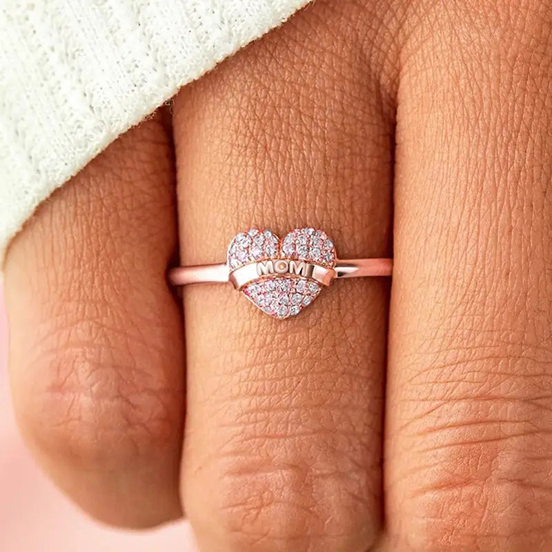 Ring heart-shaped