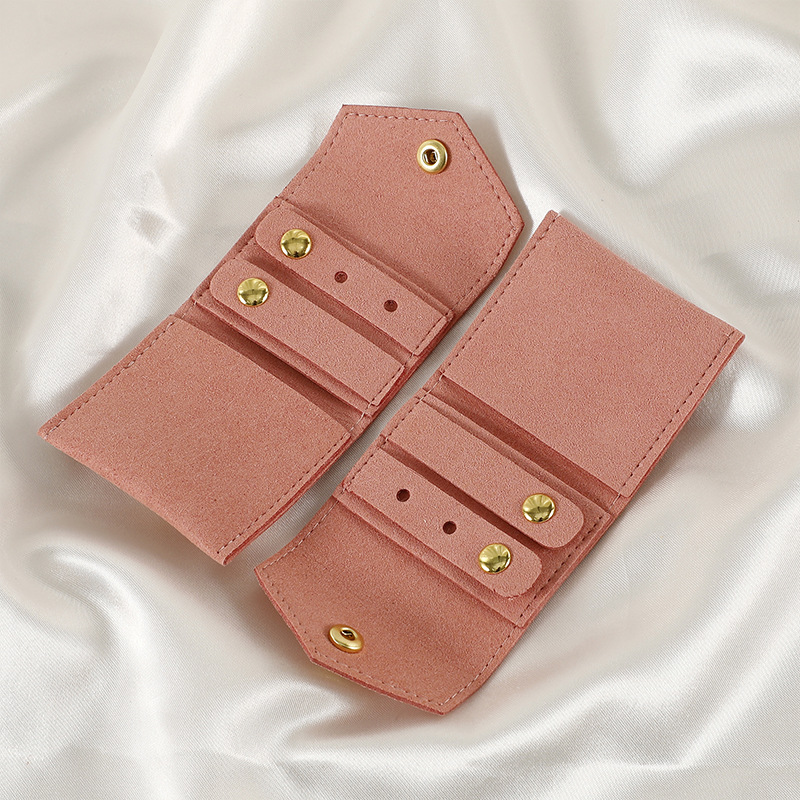 1 Pièce Super-filament Élégant Femme Style Simple Vacances Voyage Selfies Couleur Unie Sacs D'emballage Bijoux display picture 8