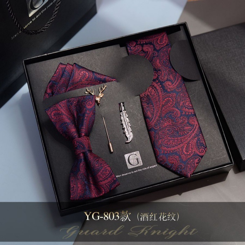 Caja de regalos de boda de novio formal europeo y americano corbata casual coreana para niños regalos de San Valentín sin golpear image 15
