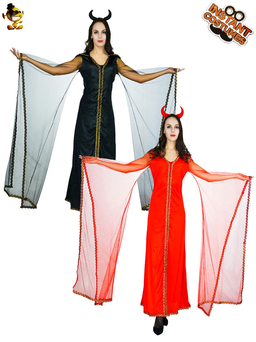 Mujeres adultas transfronterizas de Halloween Horror rojo demonio muerte Cosplay partido Cosplay traje de cosplay image 3