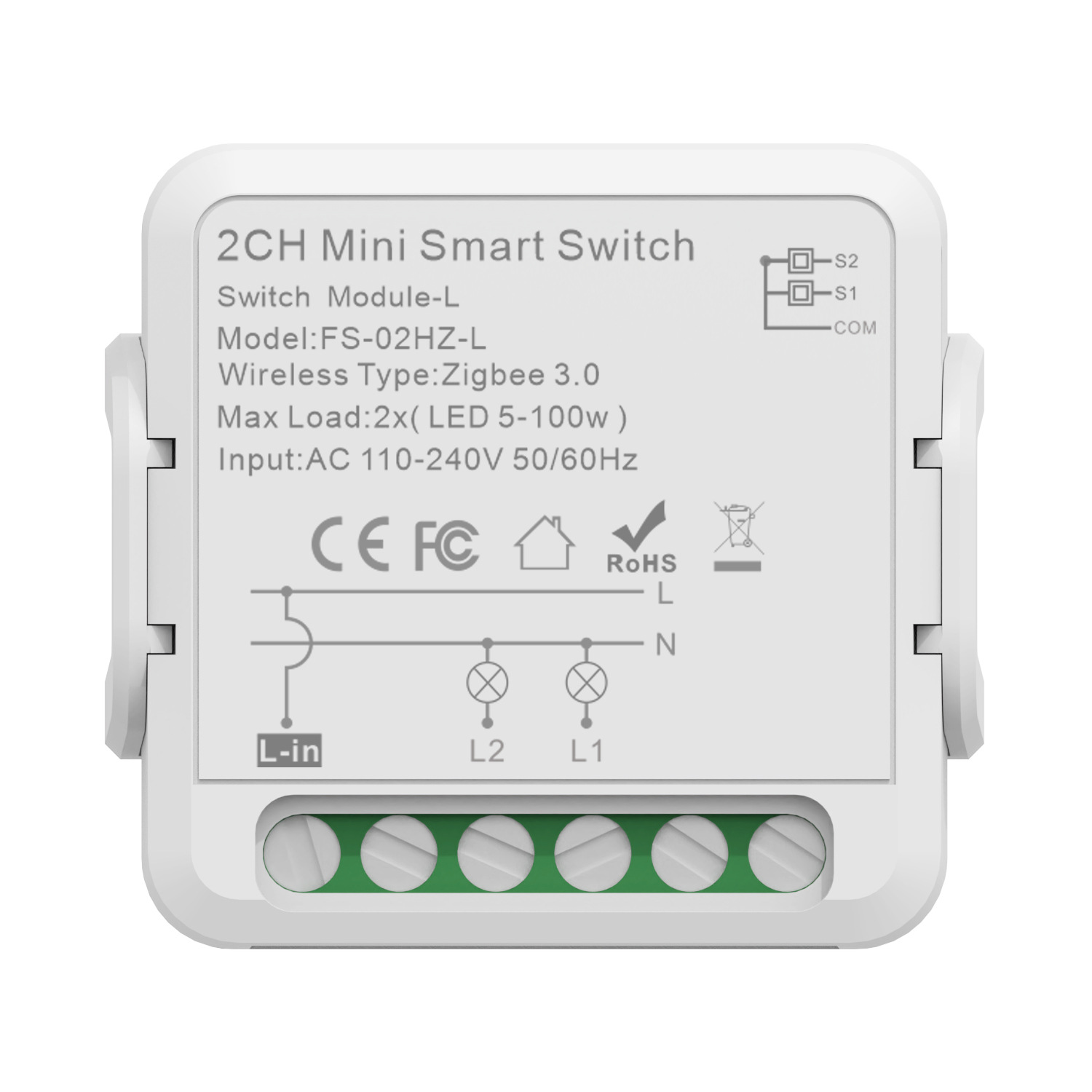 양방향 Zigbee 16A [단일 화재 버전]