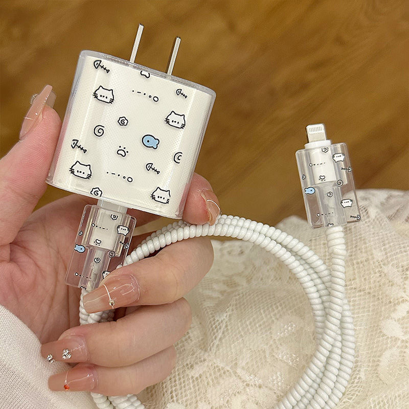 Apple Charger Protective Cover 20w Data Cable Protective Cover 16/15/14/13/12/11 Charging Cable Break Prevention