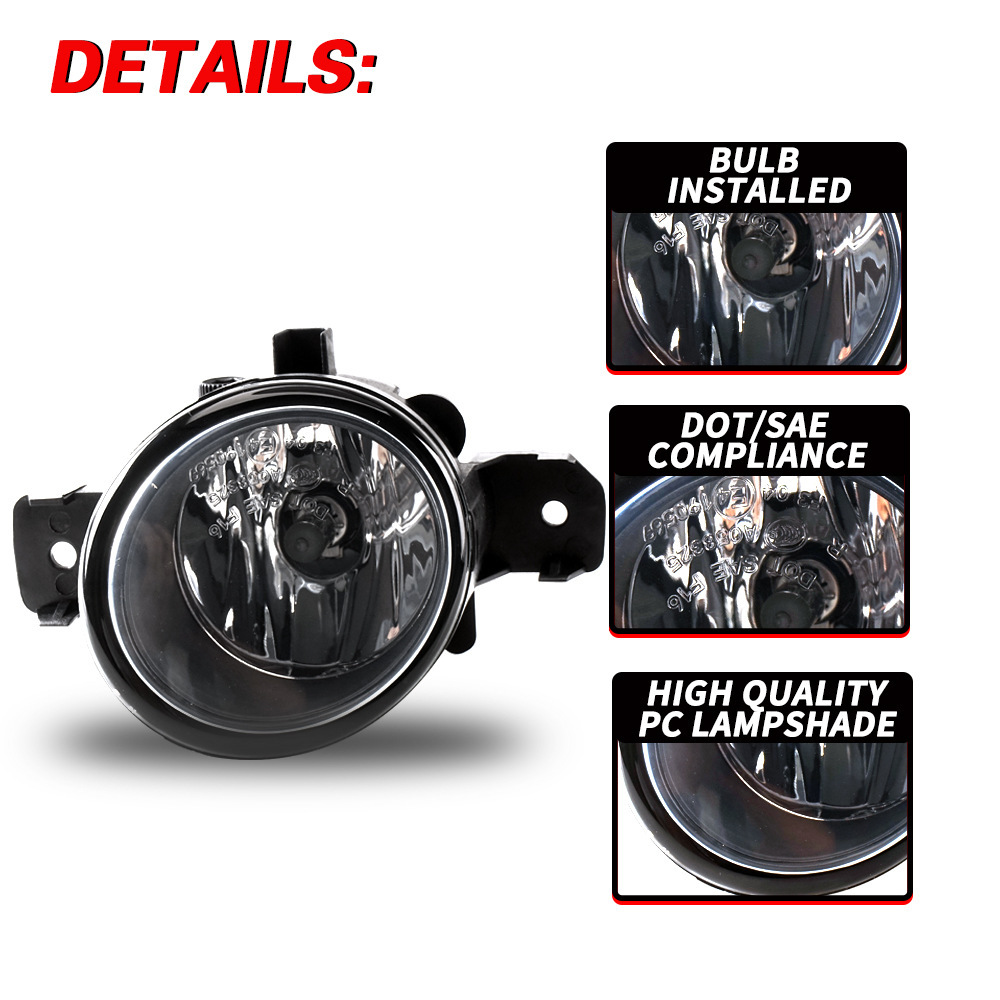 Aplicable al conjunto de lámpara de niebla delantera MICRA / MARC de Nissan 10 11 12 años