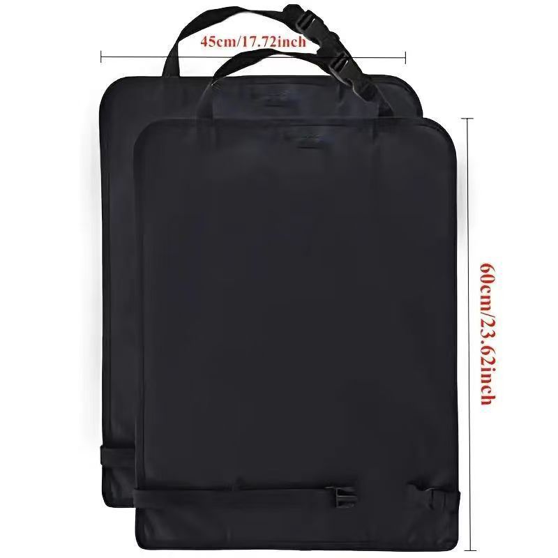 Backseat Car Seat Anti-Dirt Protective Mat, Universal Rear Seat Backrest Waterproof Hanging Bag, Anti-Dirt Mat, Car Anti-Kick Pad