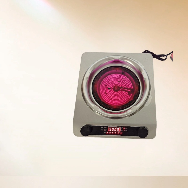 New High-Power Concave 5000W Electric Ceramic Stove, High-Power Multi-Functional Hot Pot, Energy-Saving, No-Pick Pot, Strong Fire Cooking