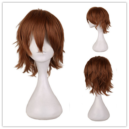 Cross-Border European and American Cosplay Anime Wig Universal Color Harajuku Anti-Curling Men's Short Hair Anti-Curling Style - photo 25