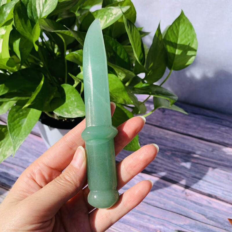 供应 多种材质天然水晶匕首 家居办公装饰摆件 图 8