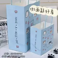 Маленькая красная книга оригинальная кошечка рай подарочная сумка сумка для хранения крафт-бумага сумка большая подарочная сумка утолщение