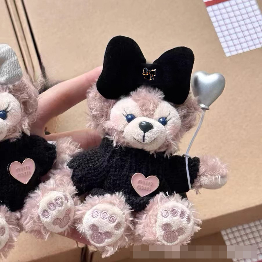 Nuevo producto lindo pequeño Xiangfeng niña colgante bolso llavero muñeco de felpa muñeca muñeca coche espejo retrovisor colgante regalo
