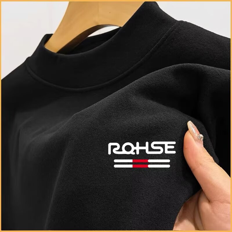 9.9 special cheap self-heating double-sided velvet bottoming shirt men's autumn and winter warm semi-high collar long sleeve t-shirt sweater 9.9 special cheap self-heating double-sided velvet bottoming shirt men's autumn and winter warm semi-high collar long sleeve t-shirt sweater