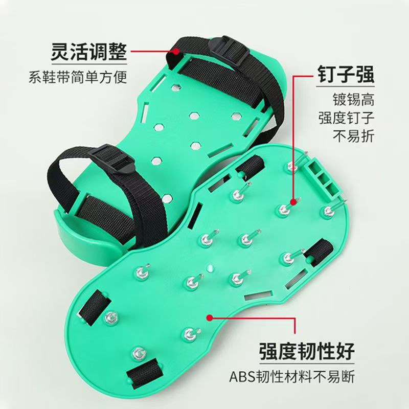 Zapatos antideslizantes autonivelantes, clavos de piso de cemento, zapatos de tierra sueltos de jardín, zapatos de construcción de césped, clavos de pintura epoxi para pisos