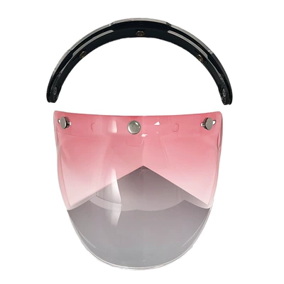 Bubble Mirror, Multi-Color Windproof — Dəbilqə (Kaska) aksesuarları - gradient-pink-black-bracket