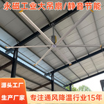 永磁工业大吊扇7.3米工厂车间仓库物流大风扇体育馆降温通风节能