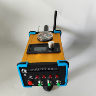 New Blue Border Gold Remote Locator Underground Metal Detector Adjustable Depth and Range