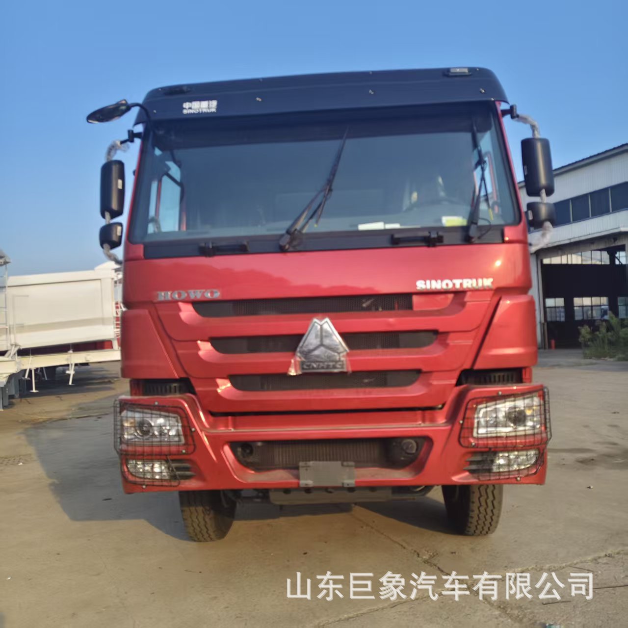 Cross-border sales: Howo dump truck, eight-wheel dump truck for transporting construction waste, 371 horsepower