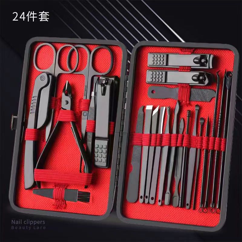 Yangjiang Printable Logo Gift Nail Clipper Set Home Nail Clipper Women's and Men's Nail Clipper High-End Pedicure Tools