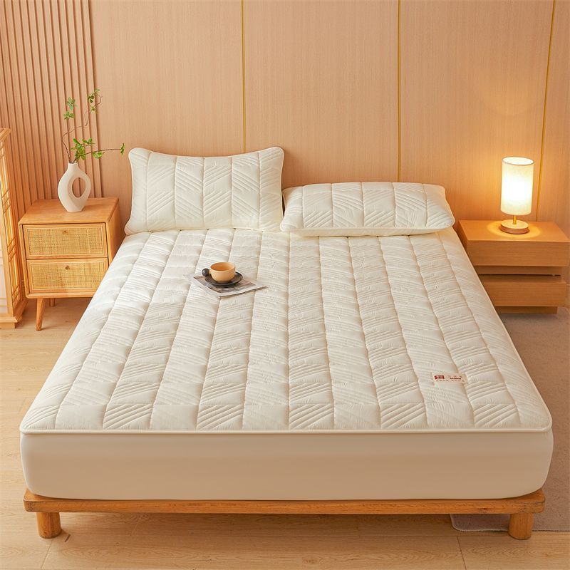 2025 nuevo estilo tipo A sábana acolchada producto único engrosamiento de la funda de la funda de la funda del colchón de la funda protectora al por mayor