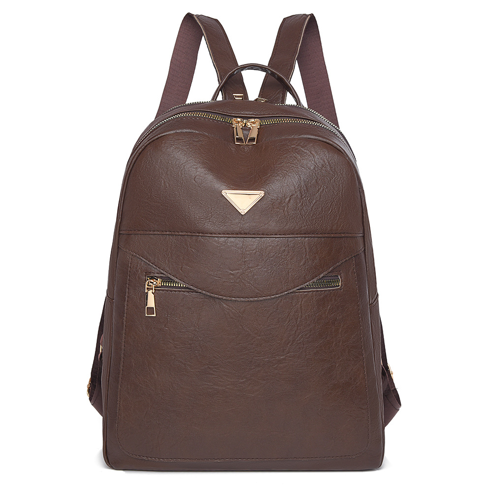 Bolsos para mujer 2025 nueva mochila de PU para mujer coreana Mochila de viaje al aire libre de todo fósforo de moda Mochila escolar para estudiantes universitarios