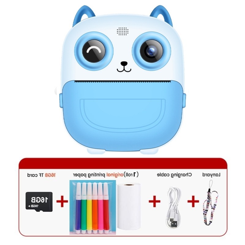 Cámara Polaroid Infantil S5 con Conexión Bluetooth e Impresión Térmica