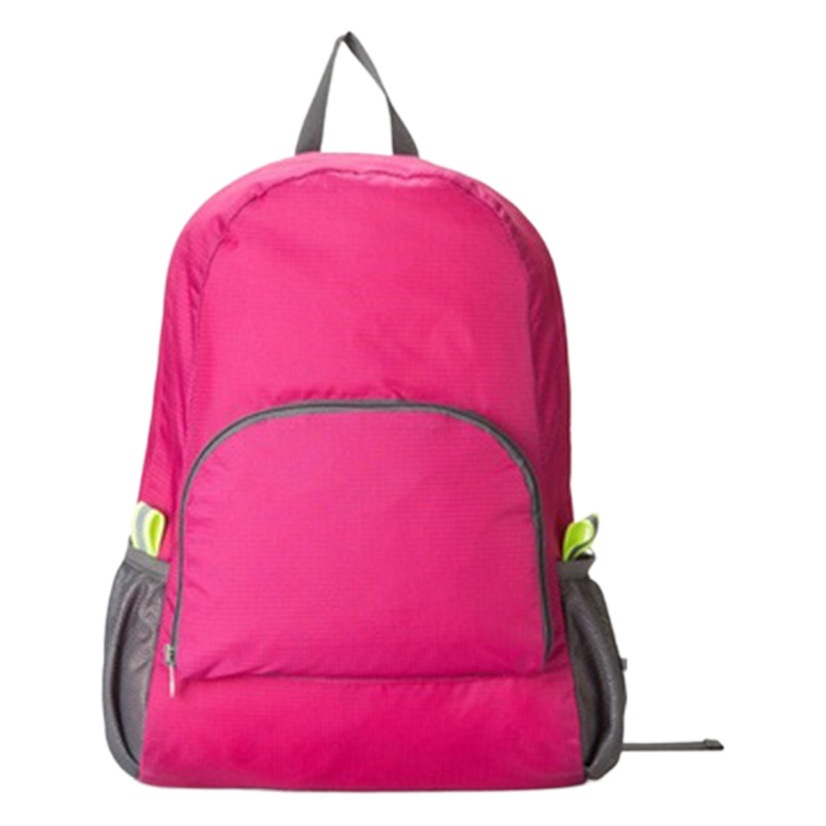 Mochila plegable multifuncional para viajes al aire libre de estilo coreano, clase de entrenamiento, bolso escolar para estudiantes, se puede agregar impresión de logotipo