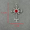 45/Big red diamond lace cross