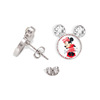 Cross -border cartoon Starborn Baby Stick Time Gem Studge Stitch Mickey Mickey Head Style Earrings