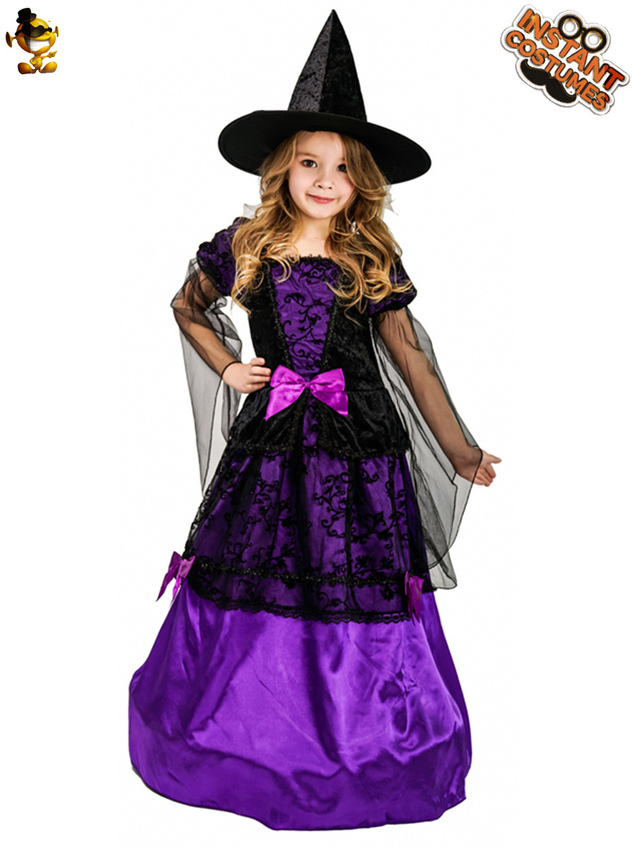 Cosplay mascarada traje de Halloween traje chica misteriosa bruja traje de distribución al por mayor