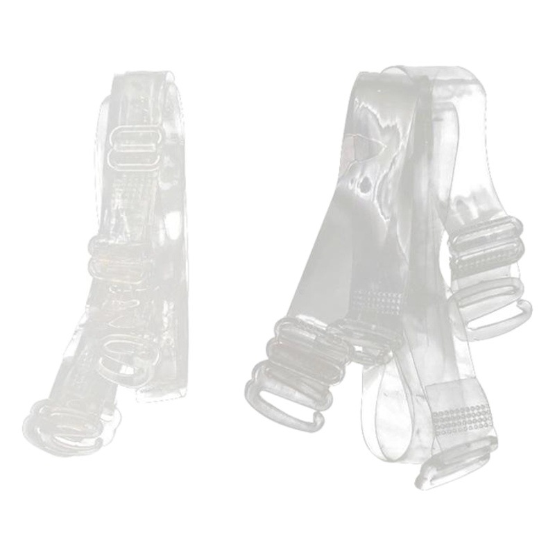 TPU1.0 transparent plastic buckle invisible transparent shoulder strap underwear bra shoulder strap OPP simple outfit
