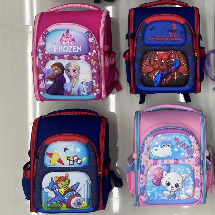 Capacious school bag, backpack, cartoon children's bag, 4 years