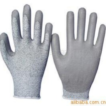 现货供应新动力汽车组装PU涂层防割防护手套