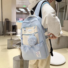 V 34620 Colorful Student Backpack ѧ��˫��� �羳ŷ��