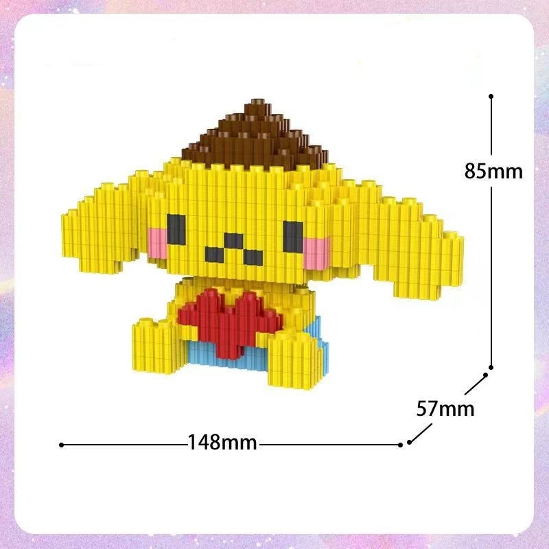 レゴ連続マイクロ粒子ビルディングブロック、サンリオ小箱、子供用教育玩具、小さなギフト、工場卸売と互換性があります。|undefined