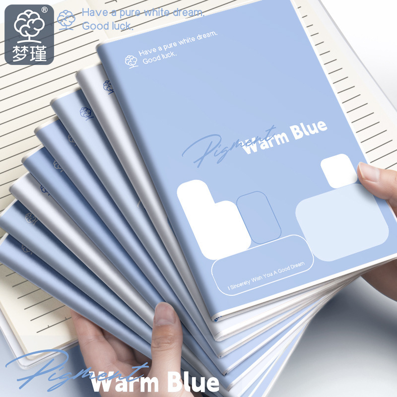 Cuaderno simple y elegante con funda de goma B5 gruesa, pequeño, fresco y portátil A5, esencial para el aprendizaje de oficina