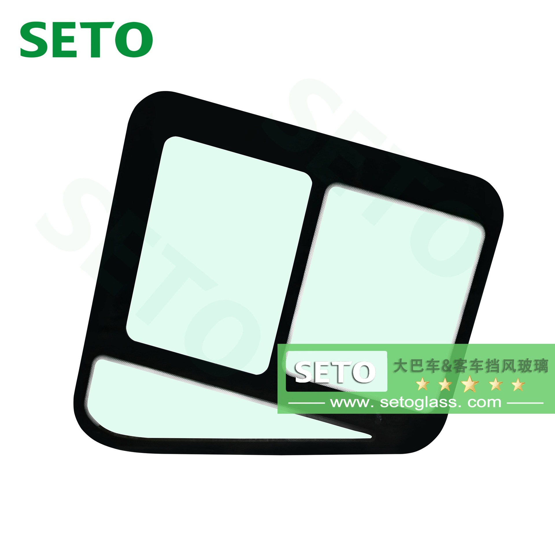 Лобное ламинированное стекло для автобусов SETO