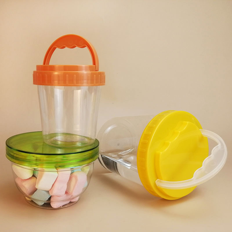 水晶泥大罐透明水晶泥史莱姆盒子200ml大容量高透广口罐子透明