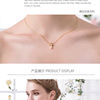 Golden necklace stainless steel, chain for key bag  suitable for men and women, accessory, does not fade, simple and elegant design, European style