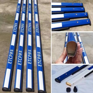 Etcp Barrier Octagonal Pole 60*40 Water Drop Blue and White Pole 80*45 Community Lift Parking Lot Charging Pole with Tape