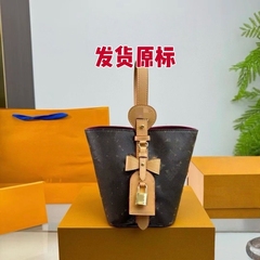 2025老花水桶包蝴蝶结子母包百搭斜挎单肩包通勤女包批发代发简约