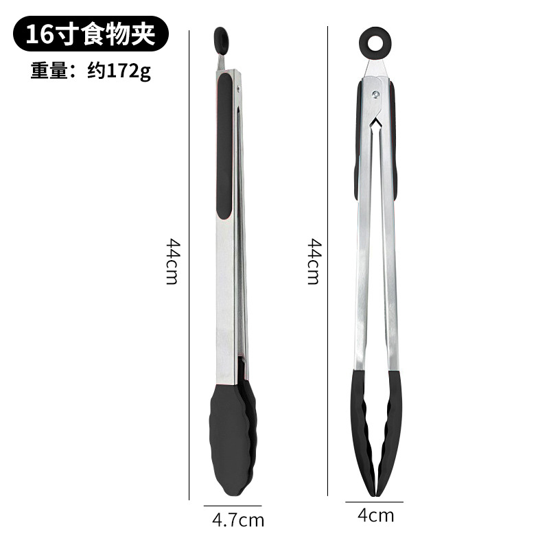 シリコンフードクリップ、ステンレスフードクリップ、バーベキュークリップ、バーベキュークリップ、火傷防止クリップ、高温耐性バーベキュークリップ、パンクリップ