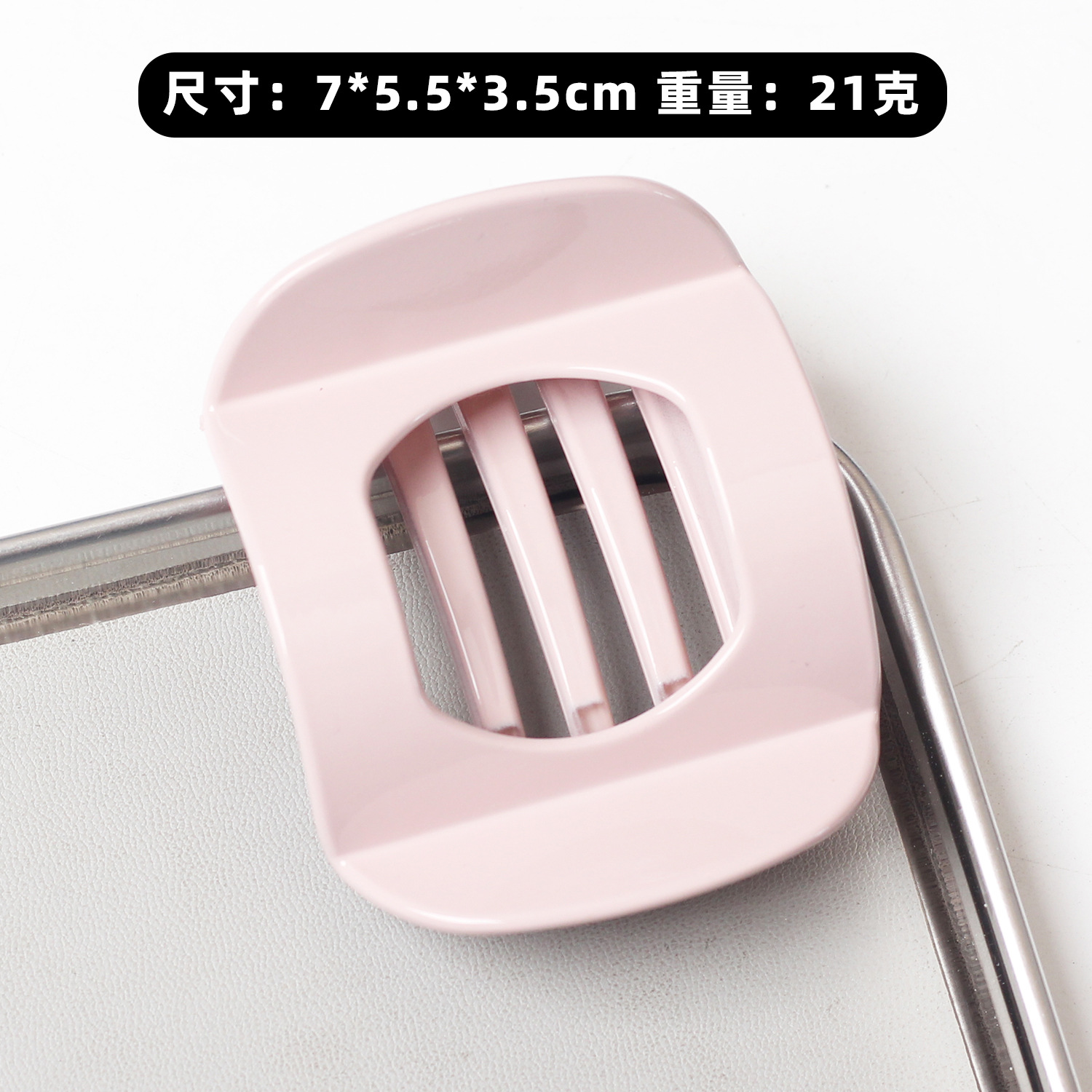 Ventas transfronterizas calientes PC tamaño medio brillante placa de color clip de cabello damas sensación avanzada antideslizante con dientes de cabello de la cabeza de las niñas