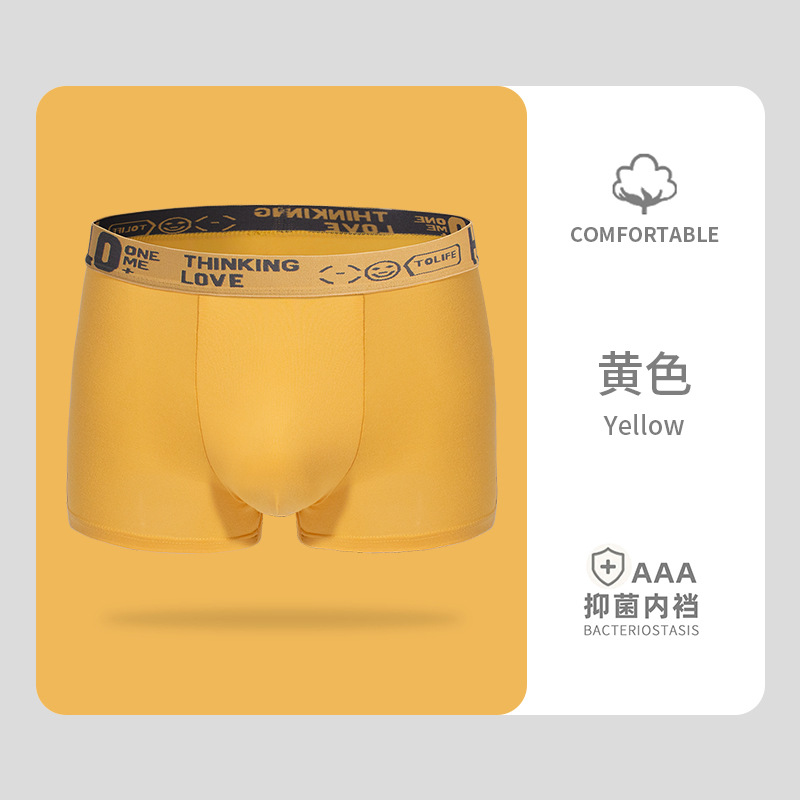 Ropa interior de los hombres Hola cinturón cómodo boxeadores suave transpirable moda boxeadores cabeza masculina fábrica al por mayor